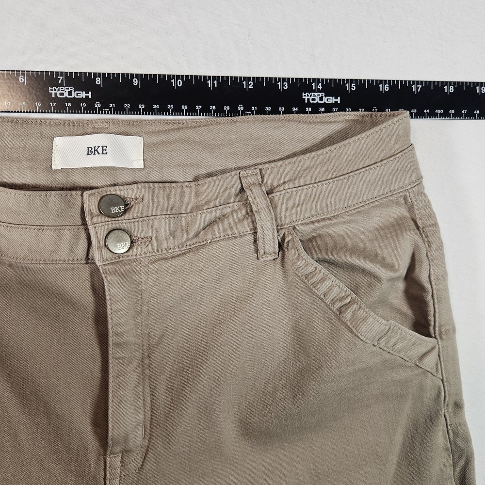 BKE Pants Women's Size 33 Peyton Flare Stretch Khaki - Picture 5 of 9